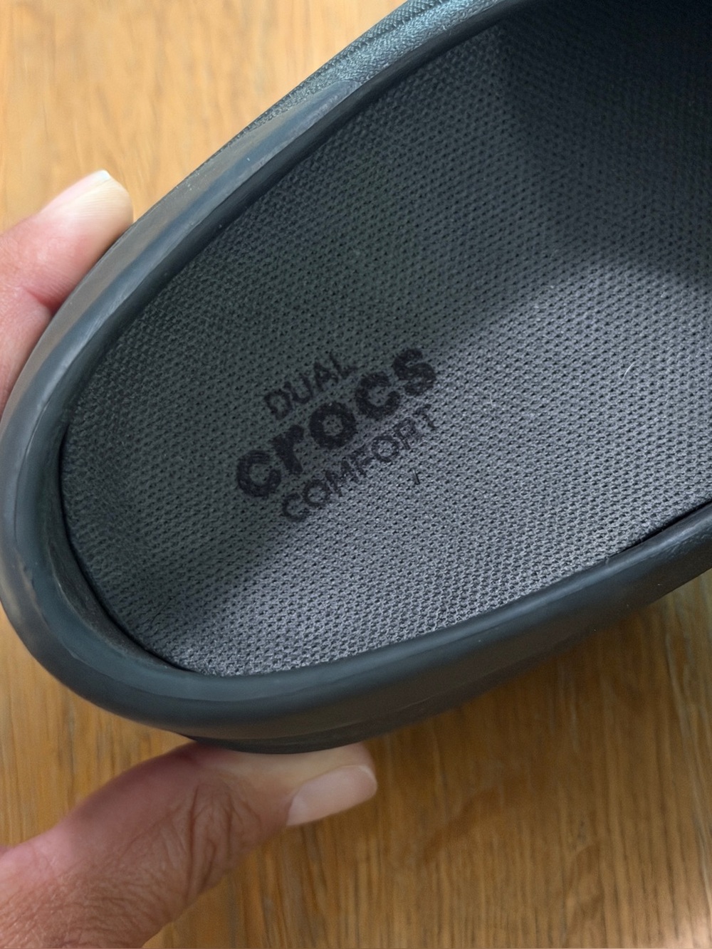 Crocs Dual Comfort 7 Black Neria Pro Work Clogs Slip Resistant - Picture 7 of 11